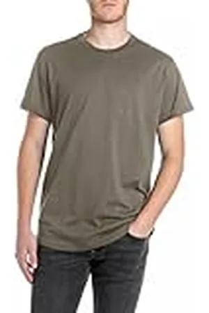 Replay Basics Crew Neck T-shirt voor heren, van katoen, , XS