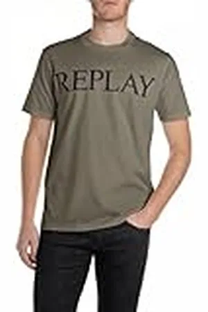 Replay Basics Crew Neck T-shirt voor heren, van katoen, , L