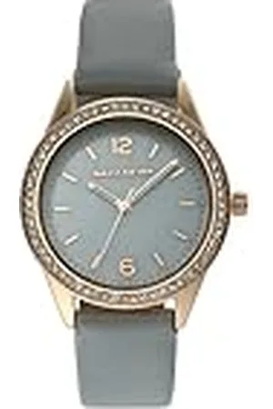 Skechers Horloge voor dames, Quartz uurwerk met siliconen, polyurethaan, lederen of roestvrij stalen band, ,34MM