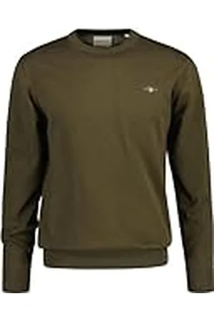 GANT Heren Classic Cotton C-Neck Pullover, , XL