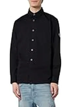Calvin Klein Jeans Heren Monologo Badge Shirt Casual, ., S