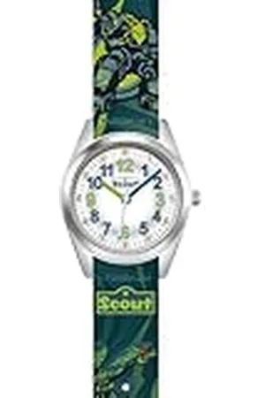 Scout Analoog kwartshorloge voor jongens met kunststof armband 280309009