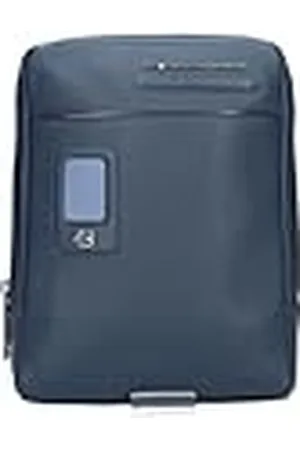 Piquadro Akron schoudertas leer 17 cm, , Eén maat