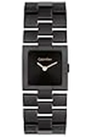 Calvin Klein Twee Hand Quartz Beweging Horloge voor Vrouwen CK Meridian Collectie met Zwarte Roestvrij Stalen Armband - 25100091, , Eén maat