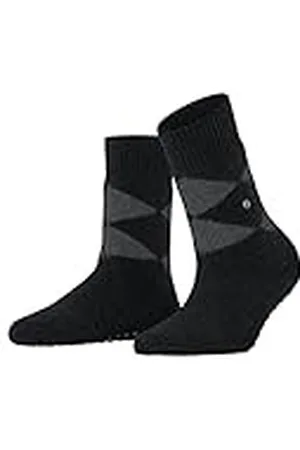 Burlington Dames Stopper sokken Cosy Argyle W Hp wol Noppen op de zool 1 paar, , 36/41 EU