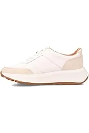 FitFlop Vrouwen F-Mode Leer/Suede Flatform Sneakers, , 42 EU