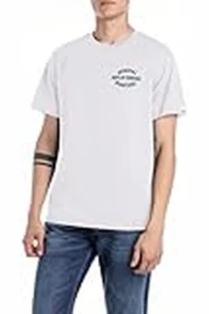 Replay Heren regular fit T-shirt van katoen, , 3XL