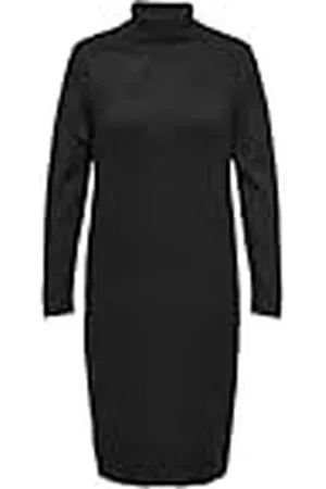 ONLY CARMAKOMA CARBRANDIE L/S ROLL Neck Dress KNT NOOS, , M
