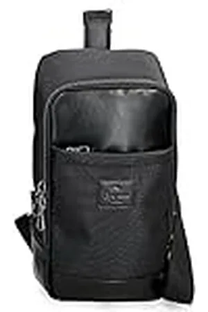 Pepe Jeans Sander schoudertas, , 18 x 35 x 9 cm, polyester met details van kunstleer, , Bandolera Cruzada, crossbody schoudertas