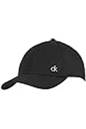 Calvin Klein K60K613102 K60K613102 CK METAL KTTON CAP voor dames, zwart, één maat, , Eén Maat