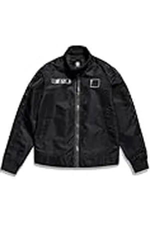G-Star RAW Heren Harrington jas, zwart (dark black C143-6484), S, , S