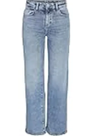 Noisy May NMYOLANDA Damesjeans met wijde pijpen, normale taille, (light blue denim), 29W / 30L