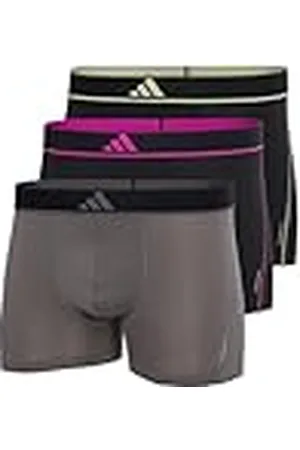 adidas Heren Ondergoed 3-Pack Trunk (3PK) -Active Micro Flex Eco Boxershorts, assortiment_4AM014, L, , L