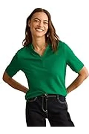 CECIL Piquée poloshirt, , S