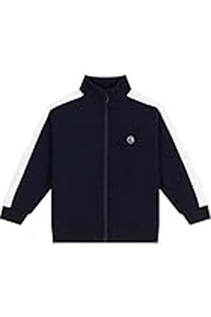 Petit Bateau Sweatshirt met ritssluiting voor jongens, , 3 Jaren
