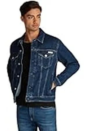 Calvin Klein Jeans Heren SLIM DENIM JACKET J30J326553 Trucker Jacket, , L, , L