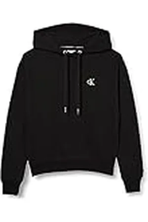 Calvin Klein Dames sweatshirt kort met fleece binnenkant, , 3XL Plus Tall