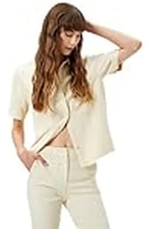 Koton Damesshirt met korte mouwen en zakken, , 36