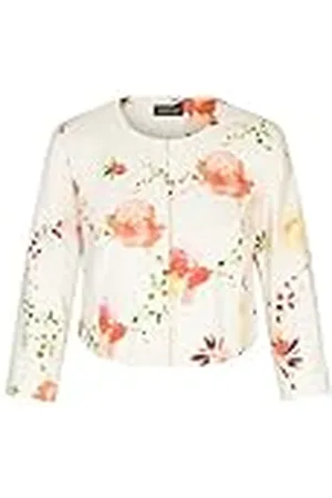 Apart Bedrukte satijnen blazer, , 34