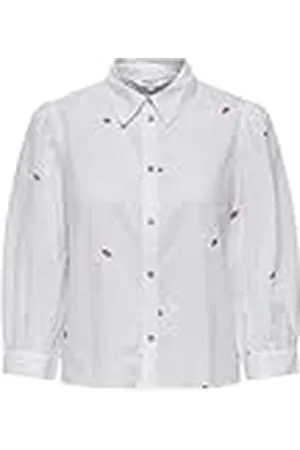 ONLY Onlcandy 3/4 Cropped Shirt WVN, , S