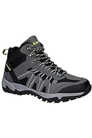 Hi-Tec Heren Jaguar MID WP GRAPHITE/ZWART/CITRON-O010480-052-UK8 Wandelschoenen, grafiet/zwart/citron, 8 UK, , 42 EU