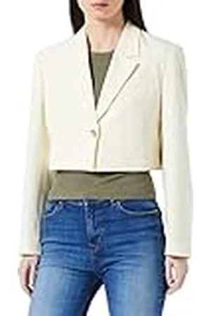 JACK & JONES JXX JXMARY Cropped SN Blazer, Seedpearl, S