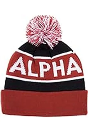 Alpha Industries Block Bobble Beanie voor heren One size