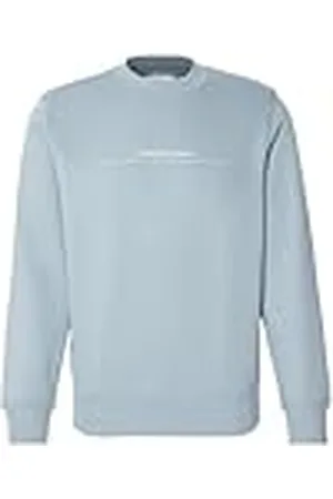 Calvin Klein Jeans Heren MINIMAL LOGO CREW NECK J30J327119 Pullover Sweatshirt, , S, , S