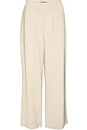 VERO MODA Damesbroek met wijde pijpen VMCARMEN hoge taille broek, , XL / 34L