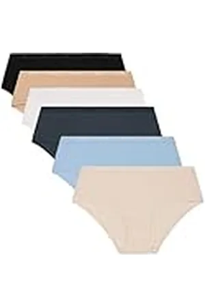 Dim Les Pockets Eco katoen, comfortabel en zacht, 6 boxershorts, blauw, 6 dames, , L
