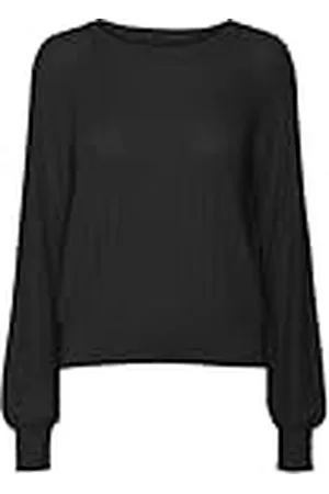 VERO MODA VMNEWLEXSUN Stitch LS O-Neck Pullover GA, , XS