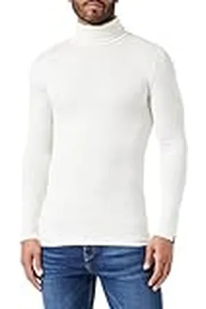 Trigema Rolkraagshirt voor heren - lange mouwen - nauwsluitende snit (slim fit) unisex - 602010, , S