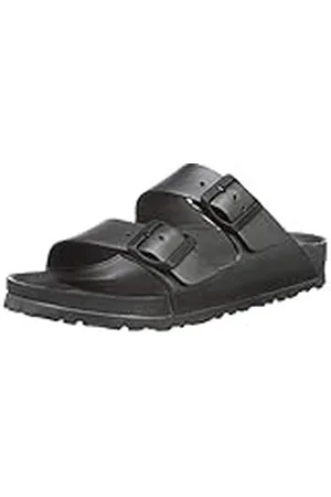 Birkenstock Arizona Eva Muiltjes/Klompen Heren Zwart Muiltjes Schoenen, Antraciet, 37 EU