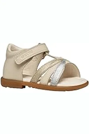 Geox Jongen meisje B VERRED A sandalen, Lt Ivory/Platinum, 25 EU, Lt Ivoor Platinum, 25 EU