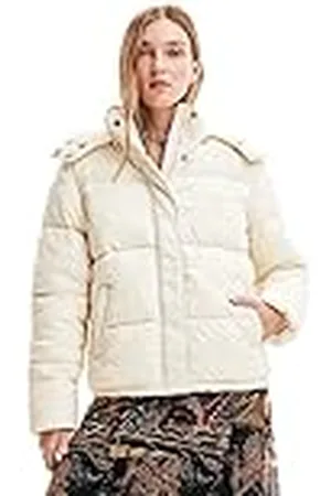 Desigual Dames Calgary Woman Woven Padded Short Overcoat, , L