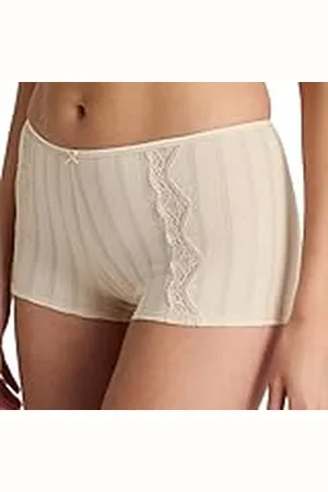 Calida Etude Toujours Panty, hoge taille voor dames, van hoogwaardig Supima-katoen, met fijn naaldtrekkoord, , 44-46