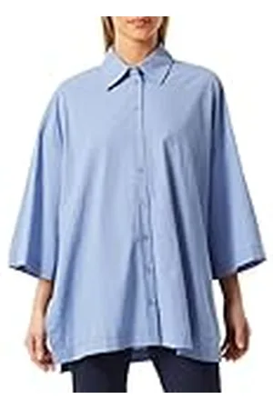 Risa Dames oversized overhemd 25326388-RI01, BLAU, S, , S
