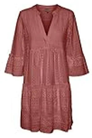 VERO MODA Damesblouse VMHONEY LACE 3/4 V-hals Tunic FIL EXP, , XS