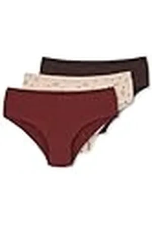 Dagi Dames 3-pack Patterned Hipster Slips, , Standaard, Meerkleurig, One size