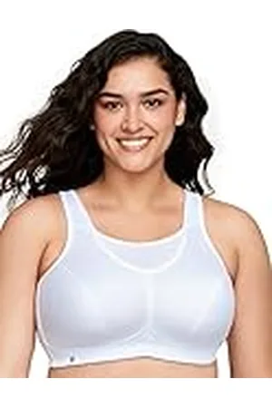 Glamorise Sportbeha voor dames, met perfecte ondersteuning, wit, 110I