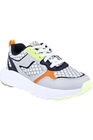 Richter Kinderschoenen Jumper Sneaker, plati/WHI/bla/ora/li, 39 EU, , 39 EU