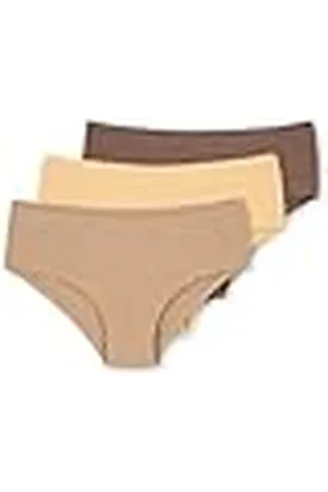Dagi 3-pack effen hipster slips voor dames, meerkleurig, standaard, Meerkleurig, One size