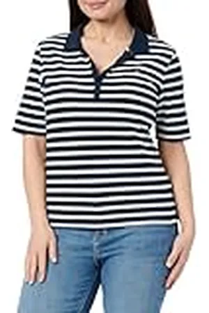 Tommy Hilfiger Dames ADP 1985 REG PIQUE POLO SS WW0WW45876, Blauw, XXL, , XXL
