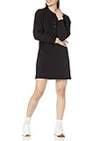 Amazon Gebreide Henley Sweatshirtjurk voor dames (verkrijgbaar in grote maten), , XXL