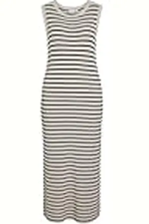 VILA Vizicha O-hals L/S Midi Knit Jurk, , M