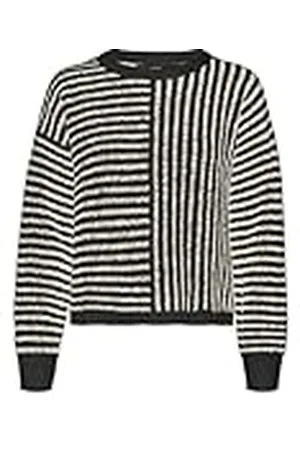 VERO MODA VMURANUS LS Oneck Cropped Pullover GA BF, , S