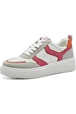 Marco Tozzi 2-23725-44 Damessneakers, wit/roze, 40 EU, , 40 EU