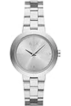 Armani Exchange Watch For Women, Quartz Movement and 36mm Case Size with Stainless steel, Leather or Silicone strap, , 36MM