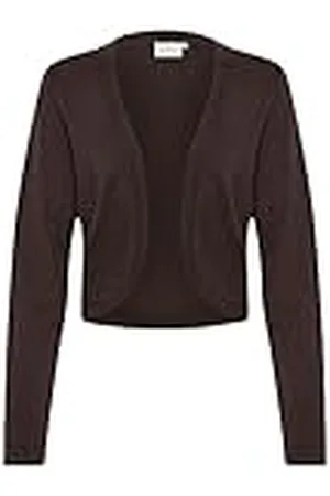 Kaffe Damesbolero met lange mouwen, regular fit, open voorkant, afgerond, voor dames, , L
