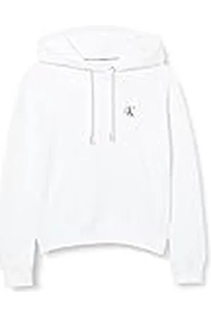 Calvin Klein Dames sweatshirt kort met fleece binnenkant, , XXS